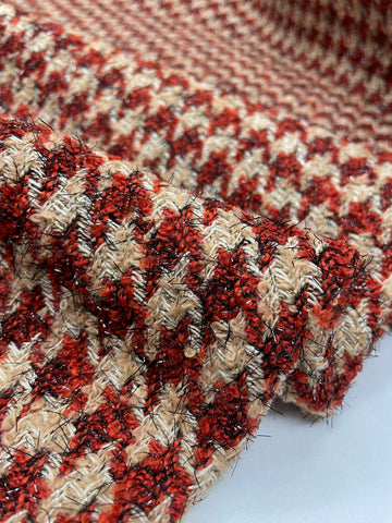 Tweed Special - Classic Houndstooth Rust