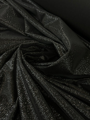 Faux Leather Embossed - Micro Dot Black