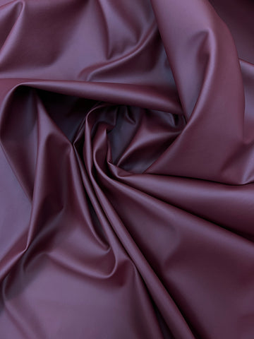 Faux Leather - Burgundy