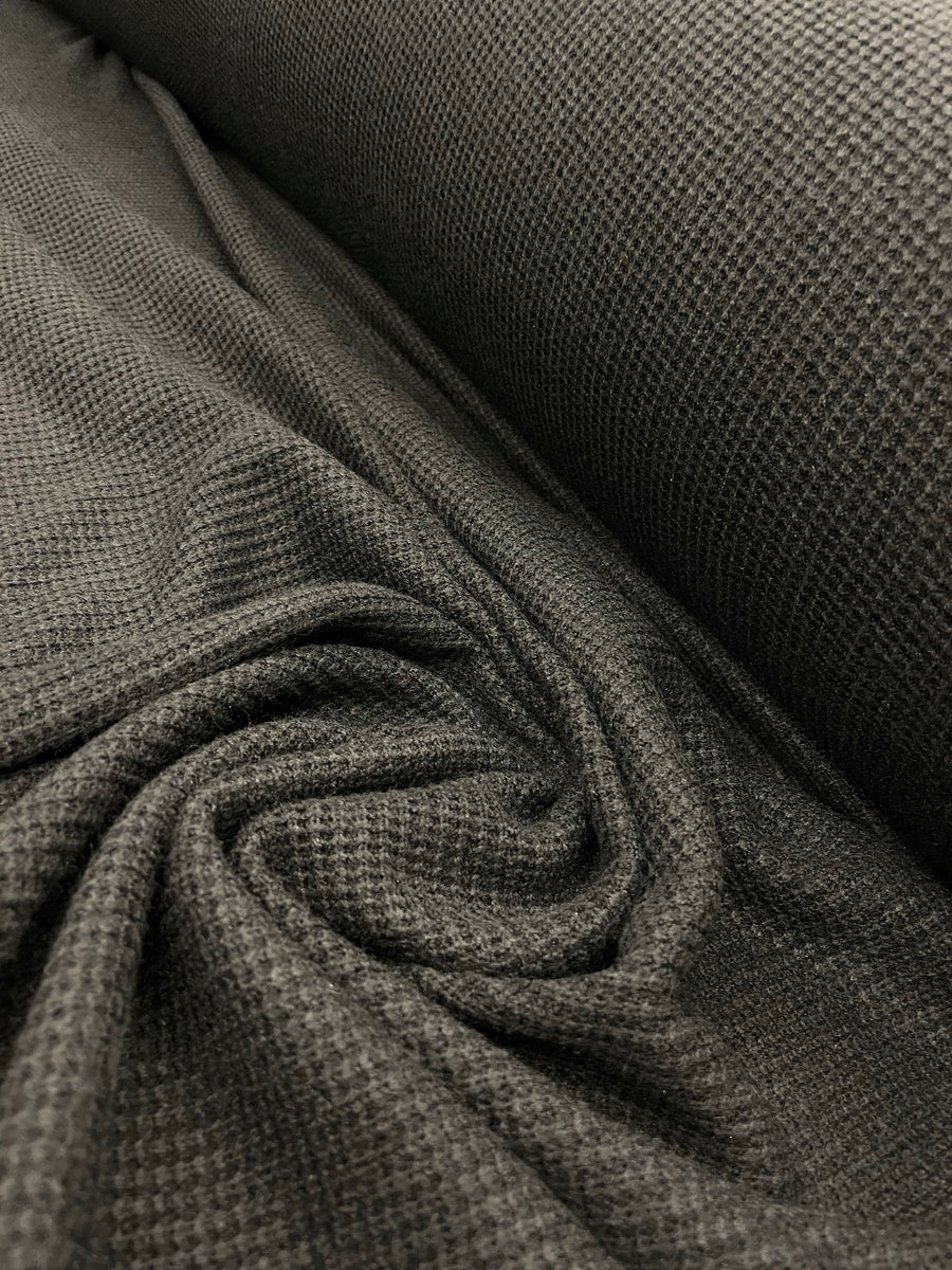 Viscose Heavy Rib Knit - Grey – Moosas Fabrics
