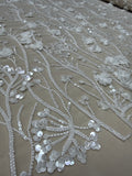 Bridal Lace - Botanical Off White