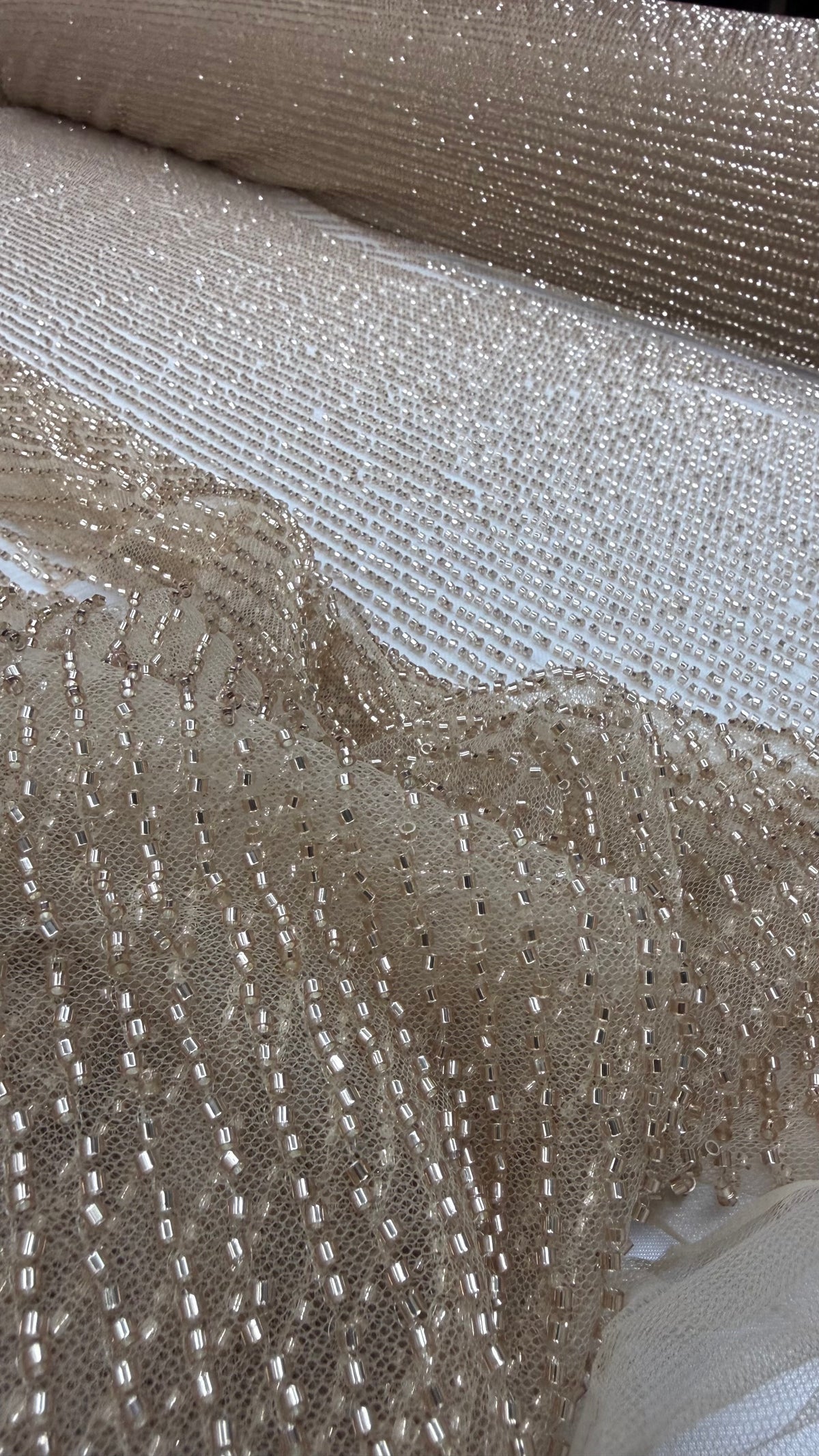 Luxe Sequins Champagne Gold