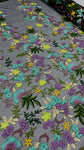Floral Embroidery - Botanical Black