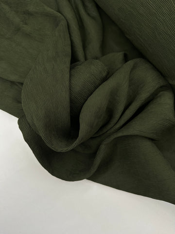 Luxe Pleated - Green moss