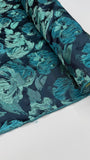 Brocade - Scarlet Aqua