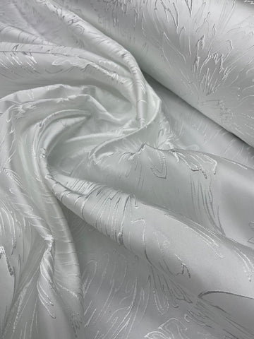 Brocade - Fern White