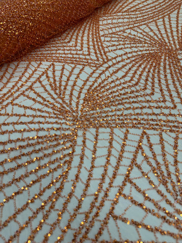 Beaded Lace Special - Web Orange