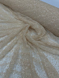 Beaded fabric - Cream