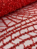 Beaded Lace Special - Web Red