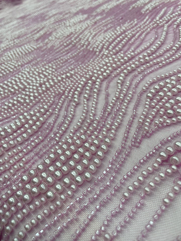 Pearl Beaded -Magenta