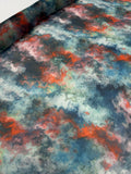 Organdy Printed - Fog Citrus