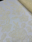 Organdy Embroidery Lace  - Cream