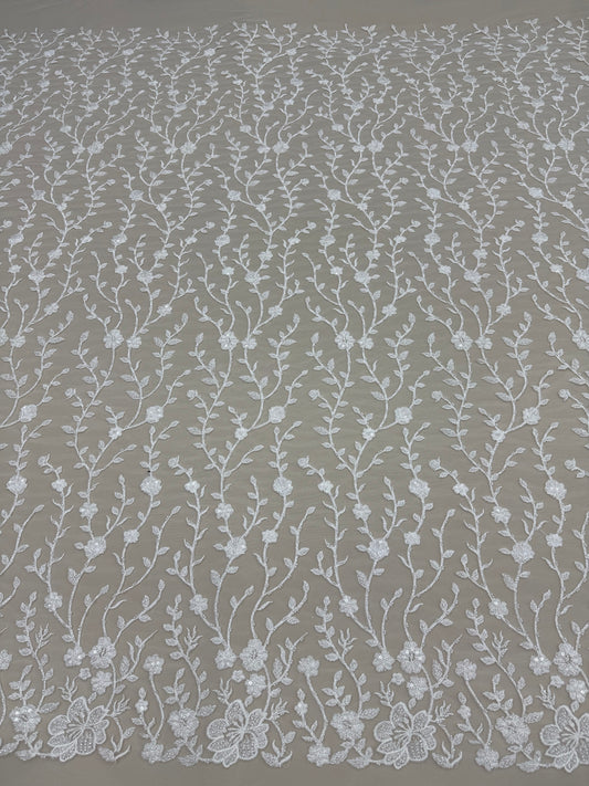 Bridal Lace -  Venicia Vine Off White