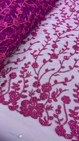 Vintage Lace - Magenta