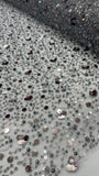 Hollywood Sequins - Charcoal Grey