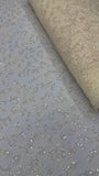 French Lace Beaded - Cream