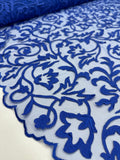 Lazer Cut Lace - Royal