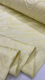 Brocade - Yellow Swirl