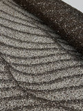 Beaded fabric - Chocolate Brown