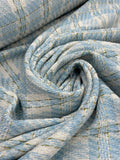 Tweed Collection 2026 - Checkered Sky Blue & Cream