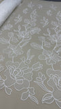 Organdy Embroidery Lace  - Ivory