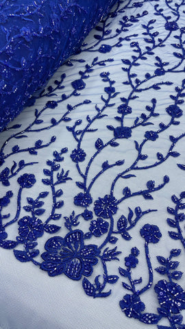 Vintage Lace - Cobalt Blue