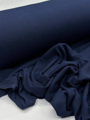French Knit - Navy Plain