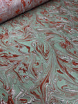 Brocade Valencia - Swirl Mint Rust