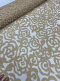 Lazer Cut Lace - Tan