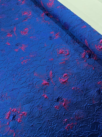 Brocade - purple & royal blooms
