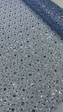 Hollywood Sequins - sky Blue
