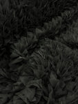 Ruffled Tulle - Black