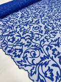 Lazer Cut Lace - Royal