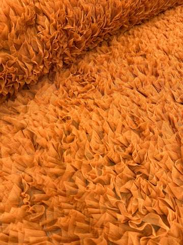 Ruffled Tulle - Citrus