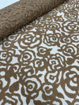 Lazer Cut Lace - Cocoa