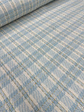 Tweed Collection 2026 - Checkered Sky Blue & Cream