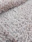 Ruffled Tulle - Pale Nude