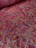 Brocade Valencia - Abstract Hot Pinkw