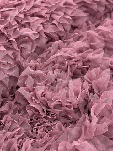 Ruffled Tulle - Dusty