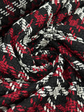 Tweed Collection 2026 - Houndstooth Red B&W