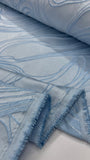 Brocade - Blue Swirl