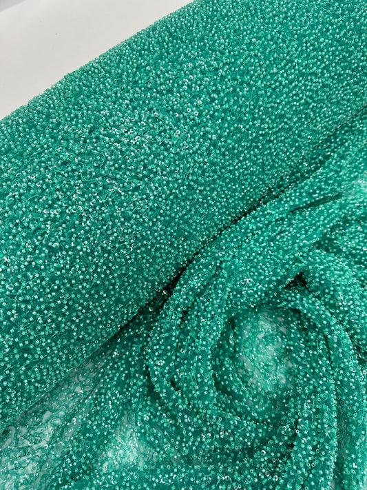 Fully Beaded - Jade Green