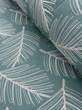 Linen Rayon Embroidery Lace - Palm Sage