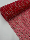 Beaded Crystals - Red