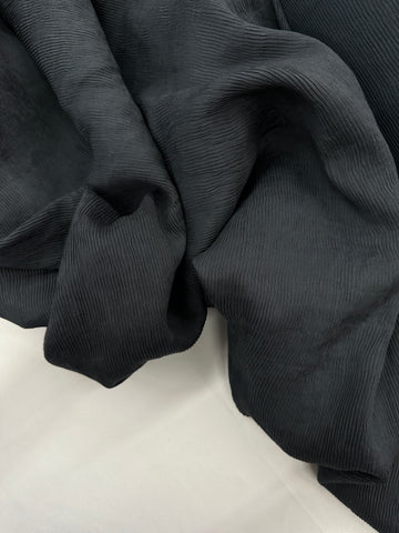 Luxe Pleated - Coal Blue