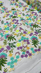 Floral Embroidery - Botanical White