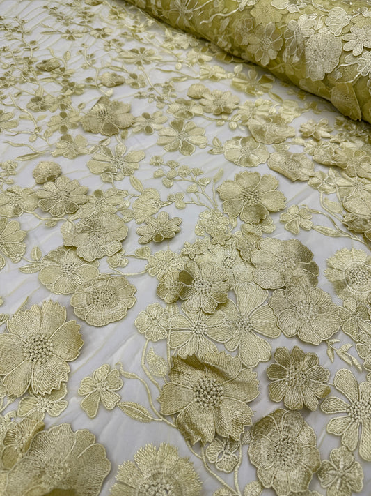 Summer Gardenia Lace - Sweet Lime
