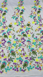 Floral Embroidery - Botanical White