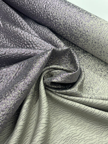 Brocade Burnout - Burst Lilac & Silver