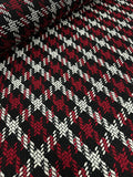 Tweed Collection 2026 - Houndstooth Red B&W